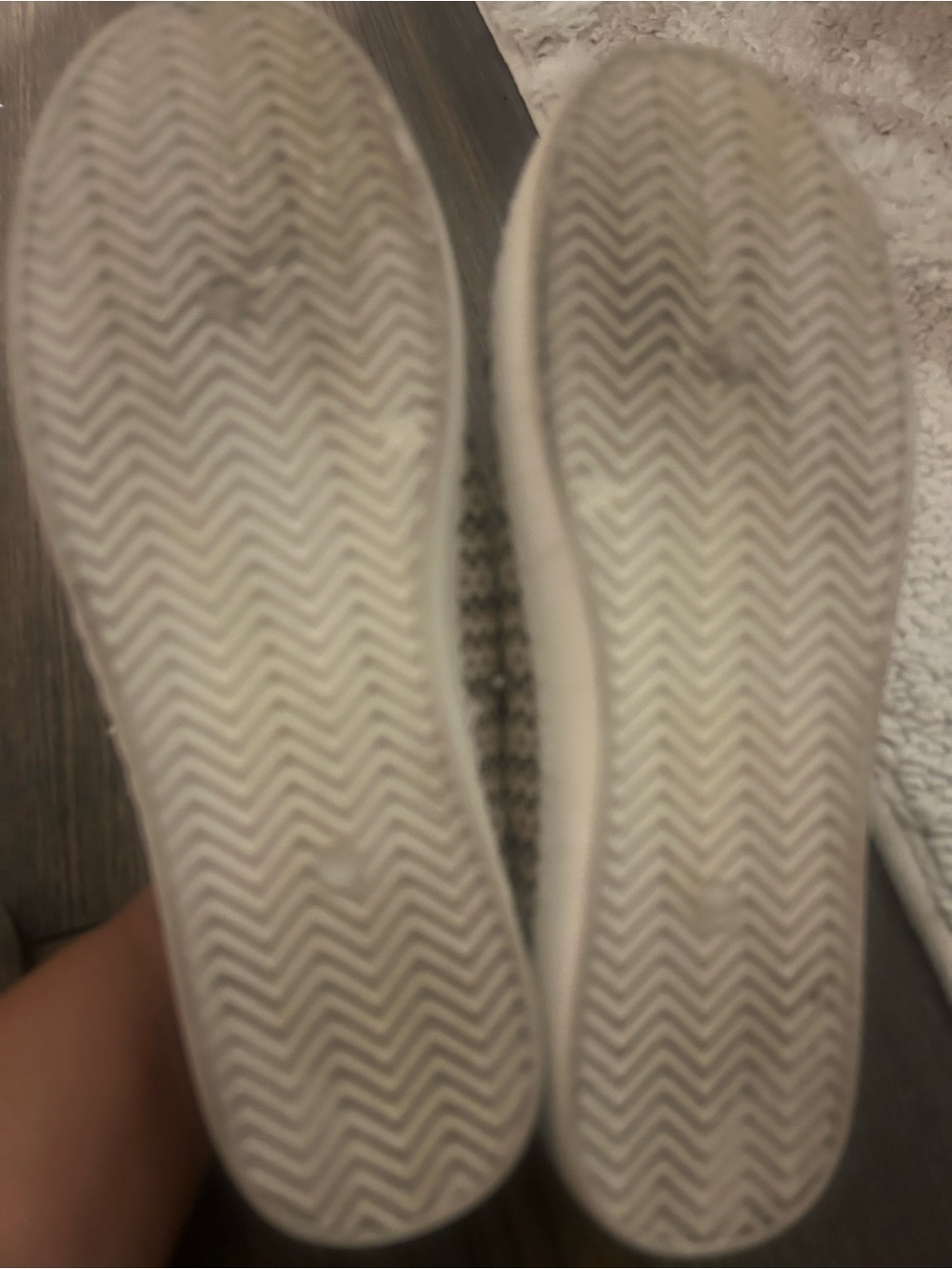 Vintage Havana Women's Beige, White and Black Woven Sneakers - Picture 13 of 14